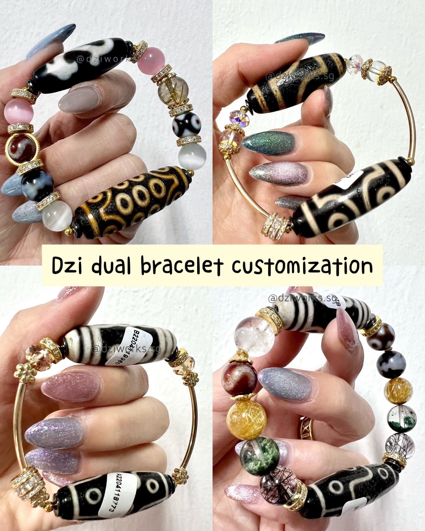Dzi Dual Bracelet Customization