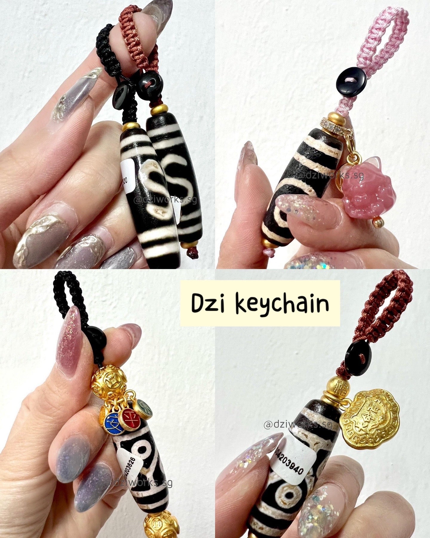 Dzi Keychain Customization