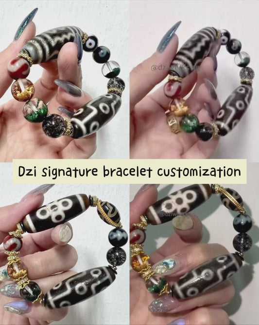 Dzi Signature Bracelet Customization