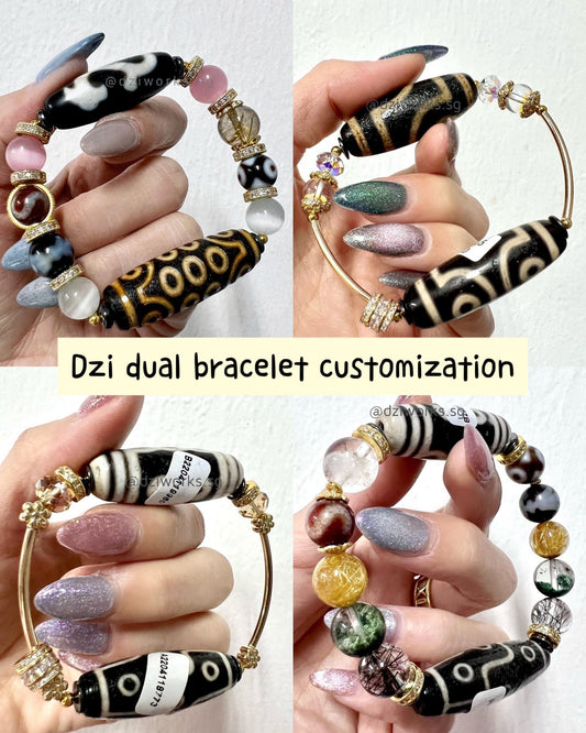 Dzi Dual Bracelet Customization